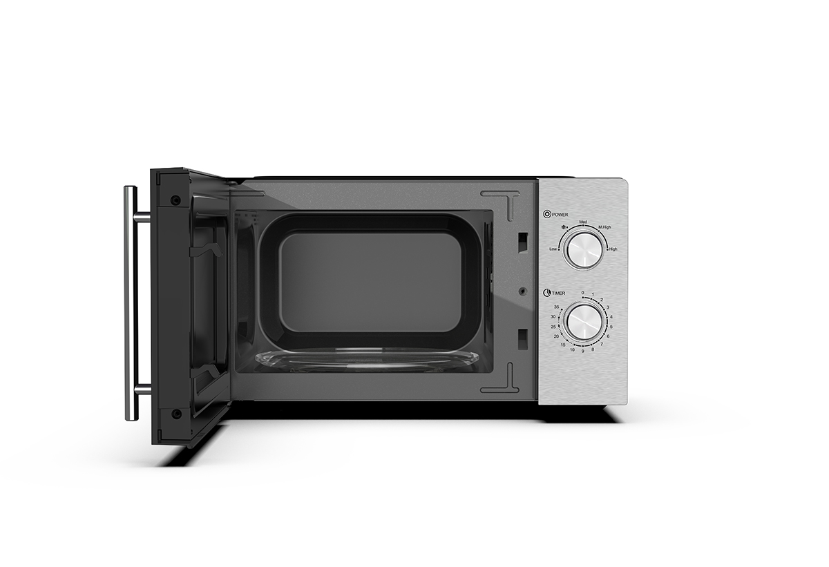 Απεικονίζεται ο φούρνος ανοιχτός.